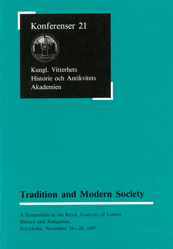 Tradition and Modern Society