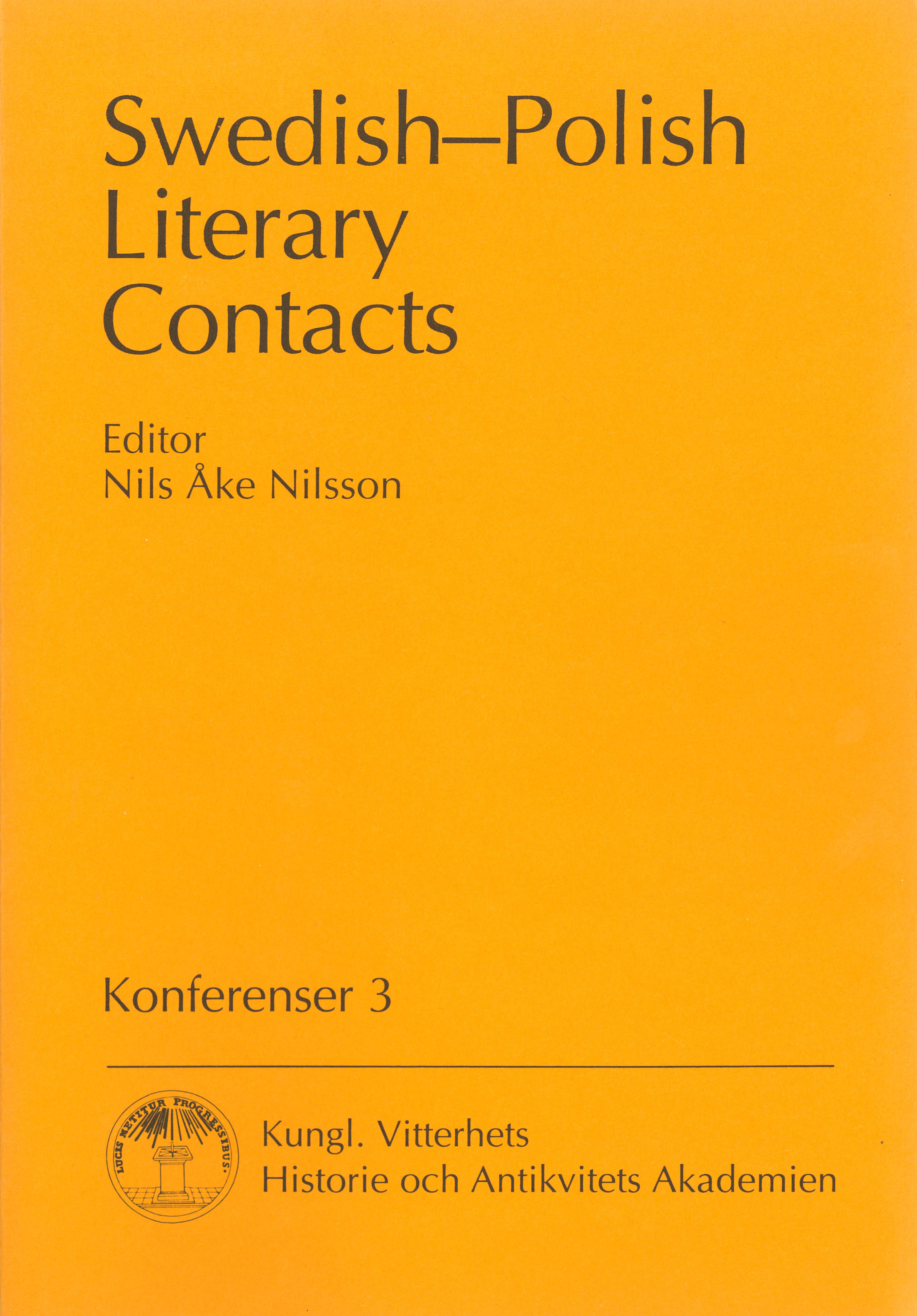 Swedish-Polish Literary Contacts