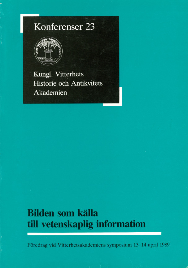 Bilden som källa till vetenskaplig information