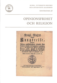 Cover for Opinionsfrihet och religion