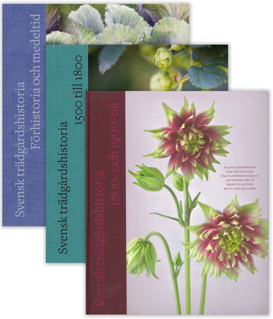 Svensk trädgårdshistoria, del 1–3